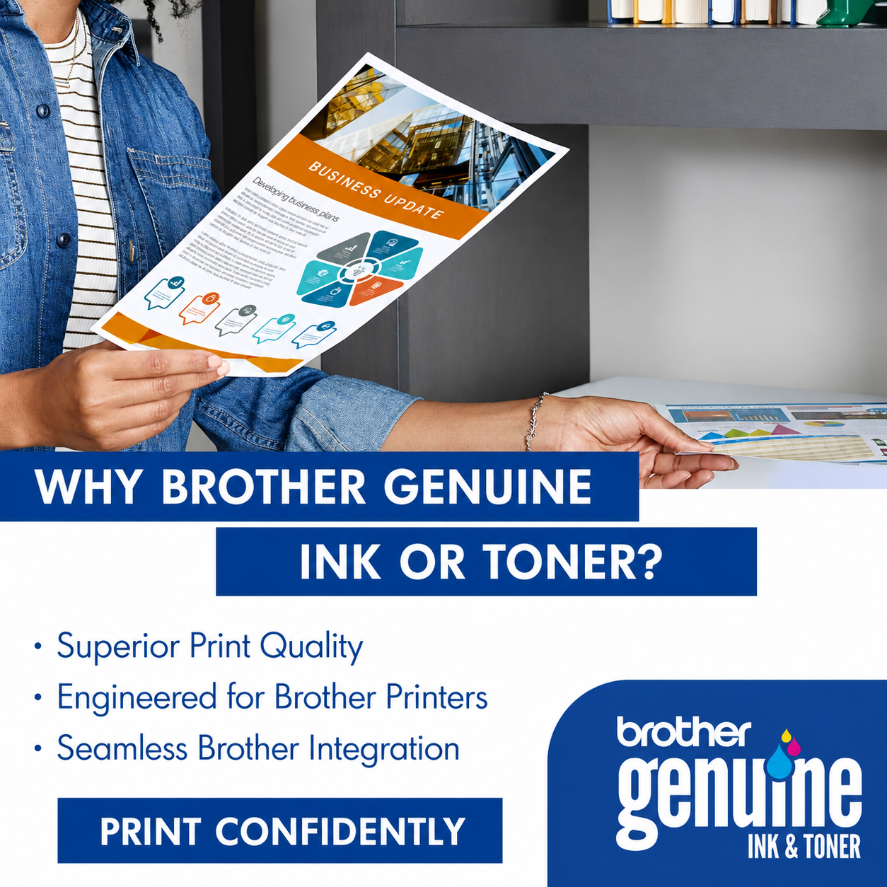 Brother Genuine TN223 Standard Yield Toner Cartridge 4-Pack (Black, Cyan, Magenta, Yellow)