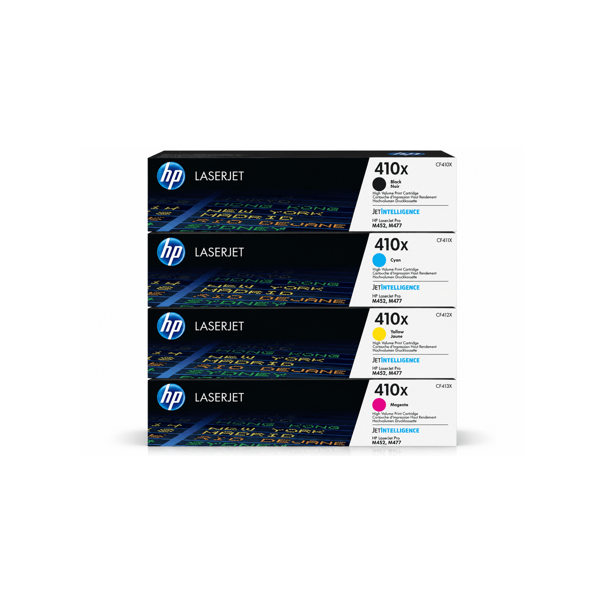 HP 410X High Yield Original LaserJet Toner – 4-Color Set (CMYK) | Grotta Markt