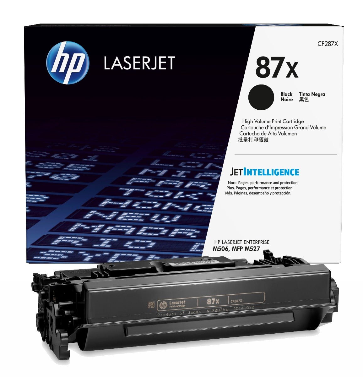 HP 87X High Yield Black Original LaserJet Toner Cartridge – CF287X | Grotta Markt