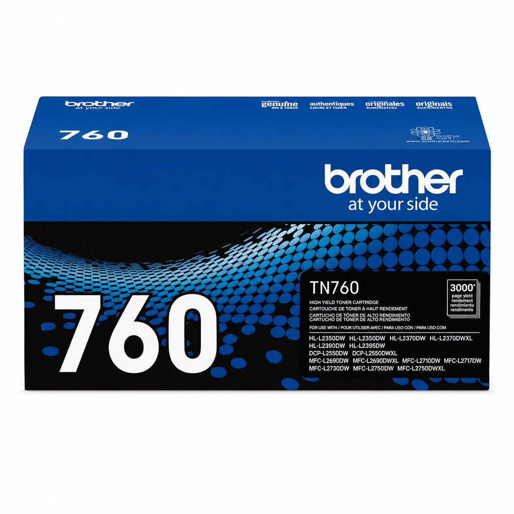 Brother TN760 Black High-Yield Toner Cartridge