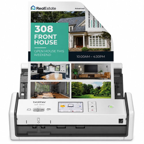 Brother ADS-1800W Wireless Compact Color Desktop Document Scanner | Grotta Markt