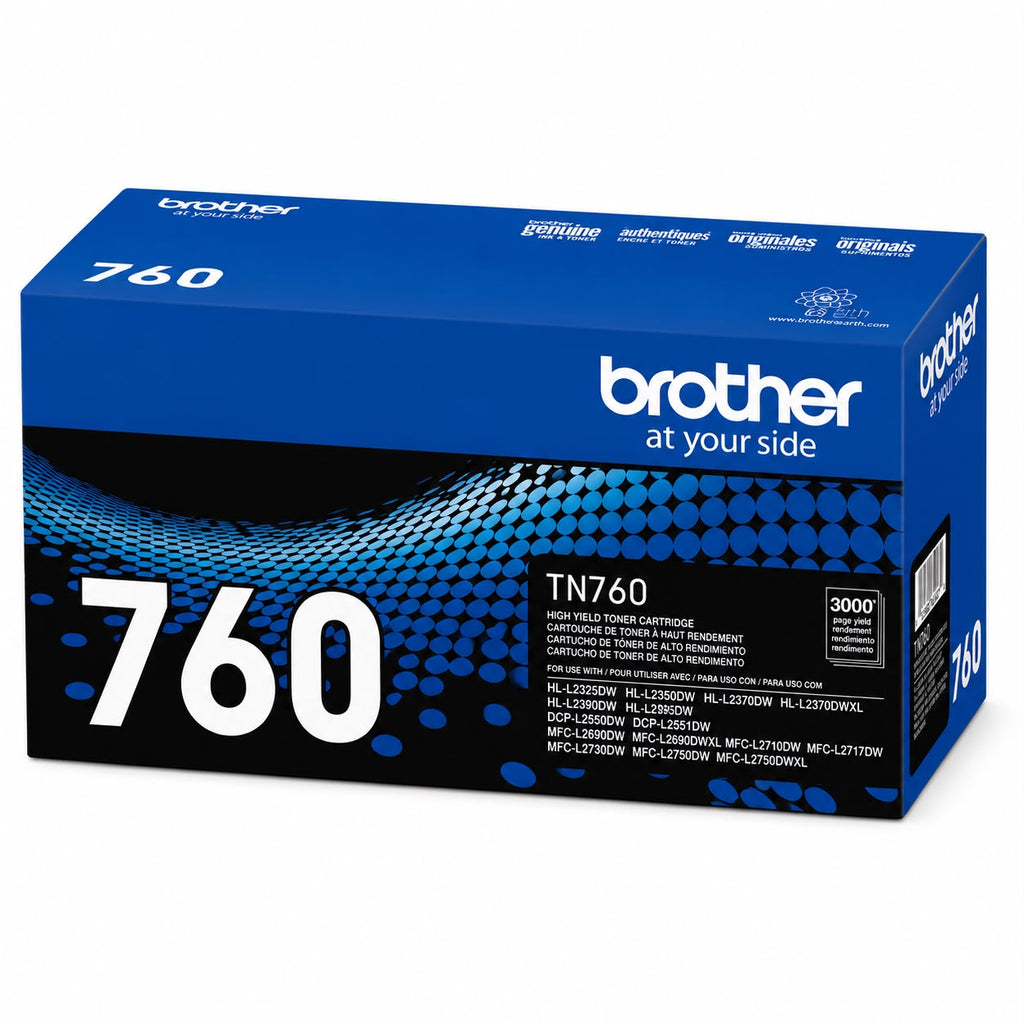 Brother TN760 Black High-Yield Toner Cartridge
