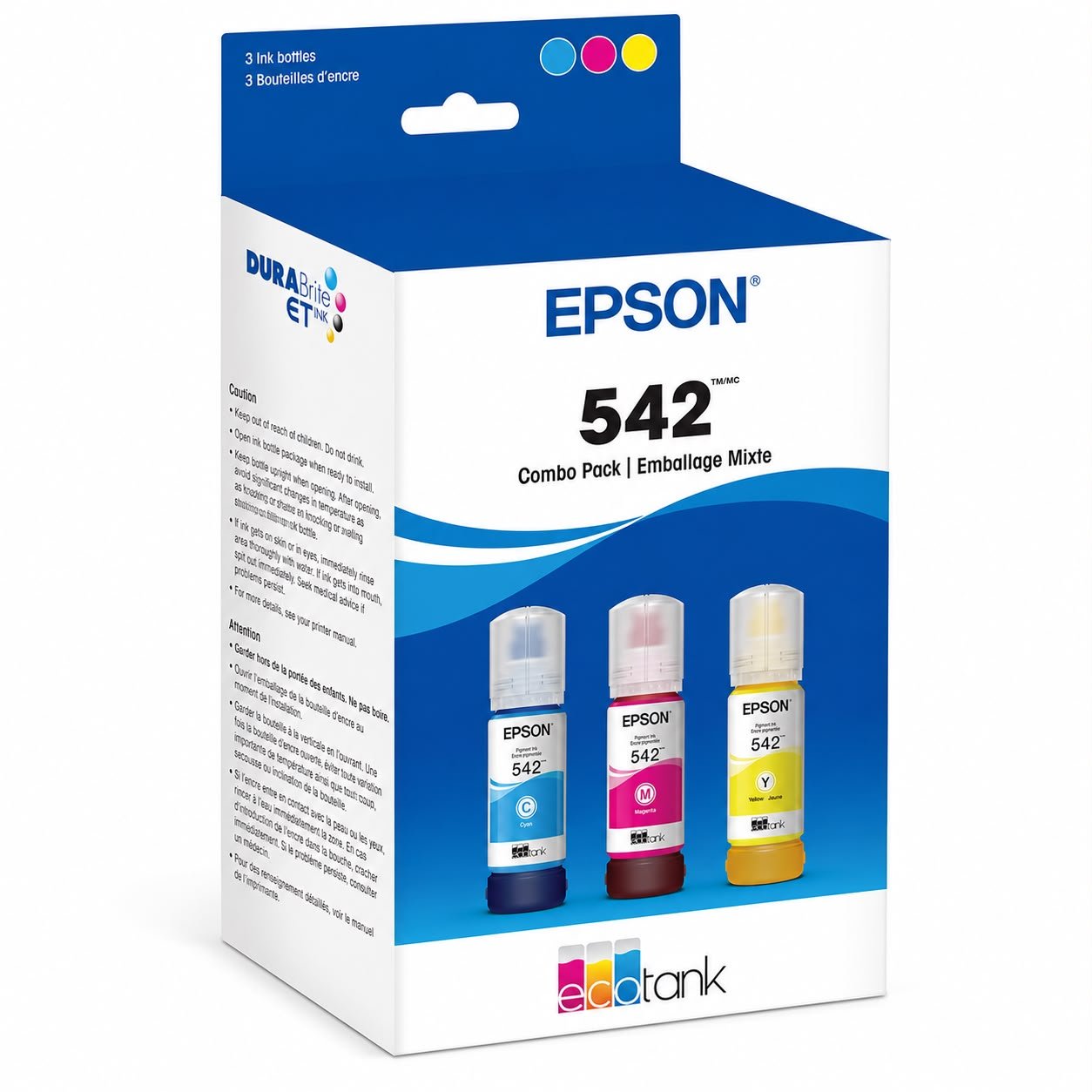 Epson 542 EcoTank Pro Ink Bottle – Black or Color 3-Pack | Grotta Markt